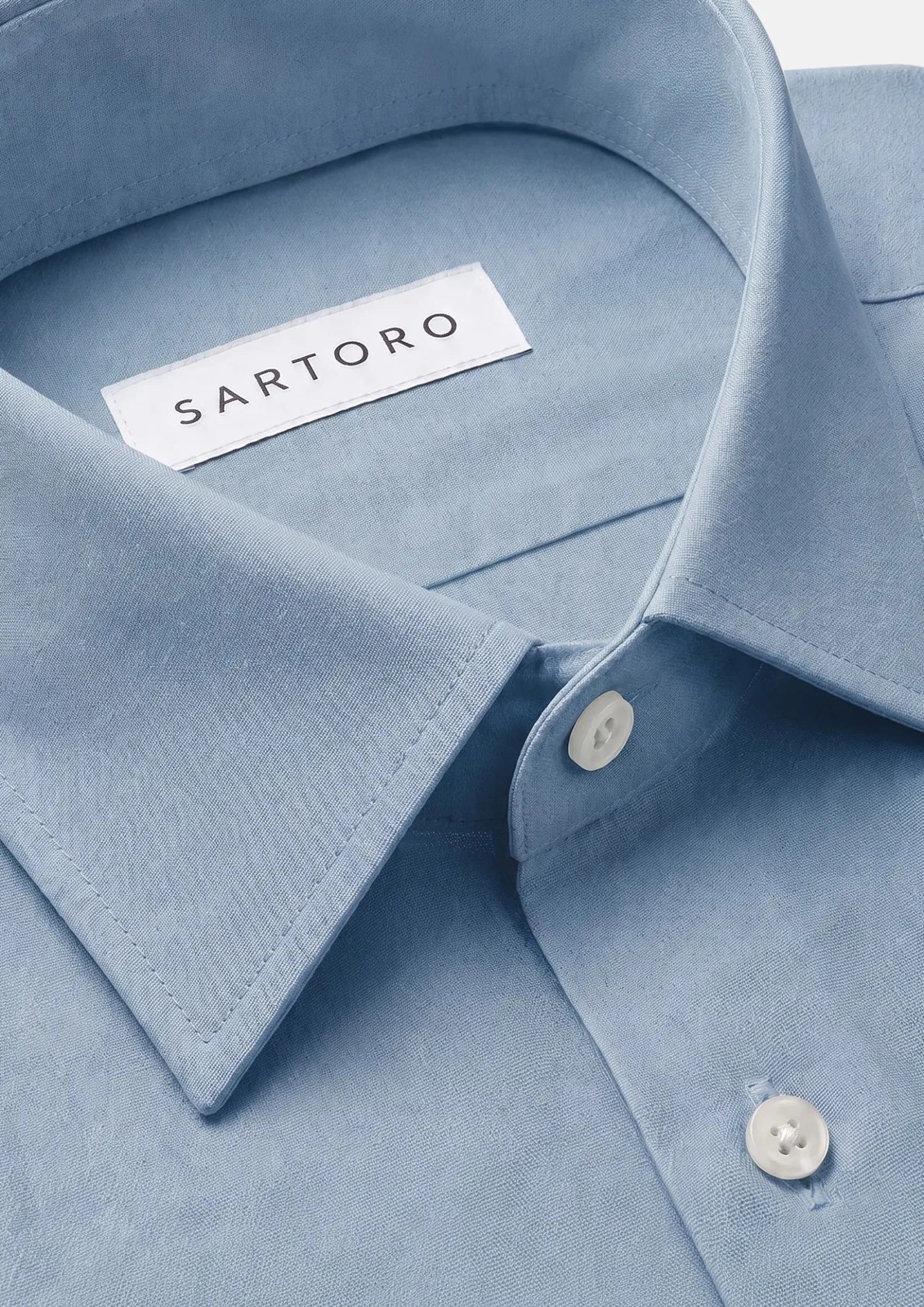 Maya Blue Linen Blend Shirt49