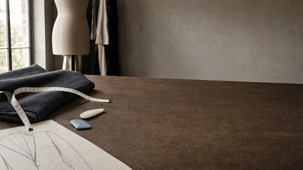 Tailored men's suit illustrating clean proportion and fit