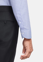 Micro Check Light Blue Shirt - SARTORO674