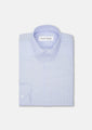 Micro Check Light Blue Shirt - SARTORO