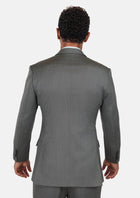 Mid Grey Herringbone Astor Suit - SARTORO308