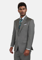 Mid Grey Herringbone Astor Suit - SARTORO616