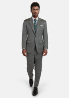 Mid Grey Herringbone Astor Suit - SARTORO779