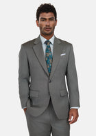 Mid Grey Herringbone Astor Suit - SARTORO207