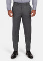 Mid Grey Herringbone Flannel Pants - SARTORO