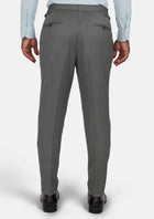 Mid Grey Herringbone Pants - SARTORO951