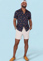 Midnight Bloom Silk Shirt - SARTORO565