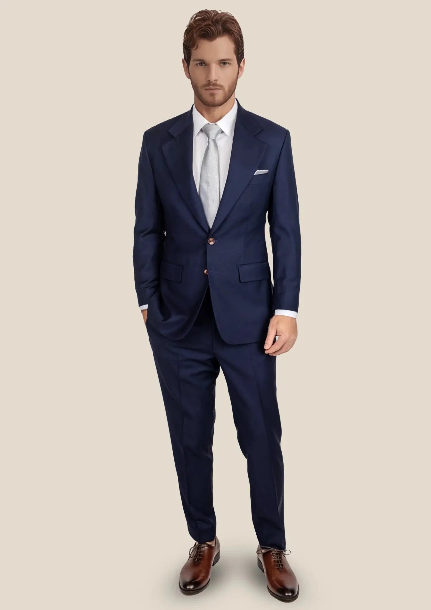 Midnight Blue Mohair Suit - SARTORO5