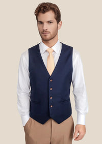 Midnight Blue Mohair Vest