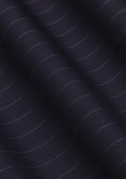 Midnight Blue Pinstripe Vest - SARTORO715