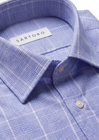 Midnight Glen Check Shirt - SARTORO476
