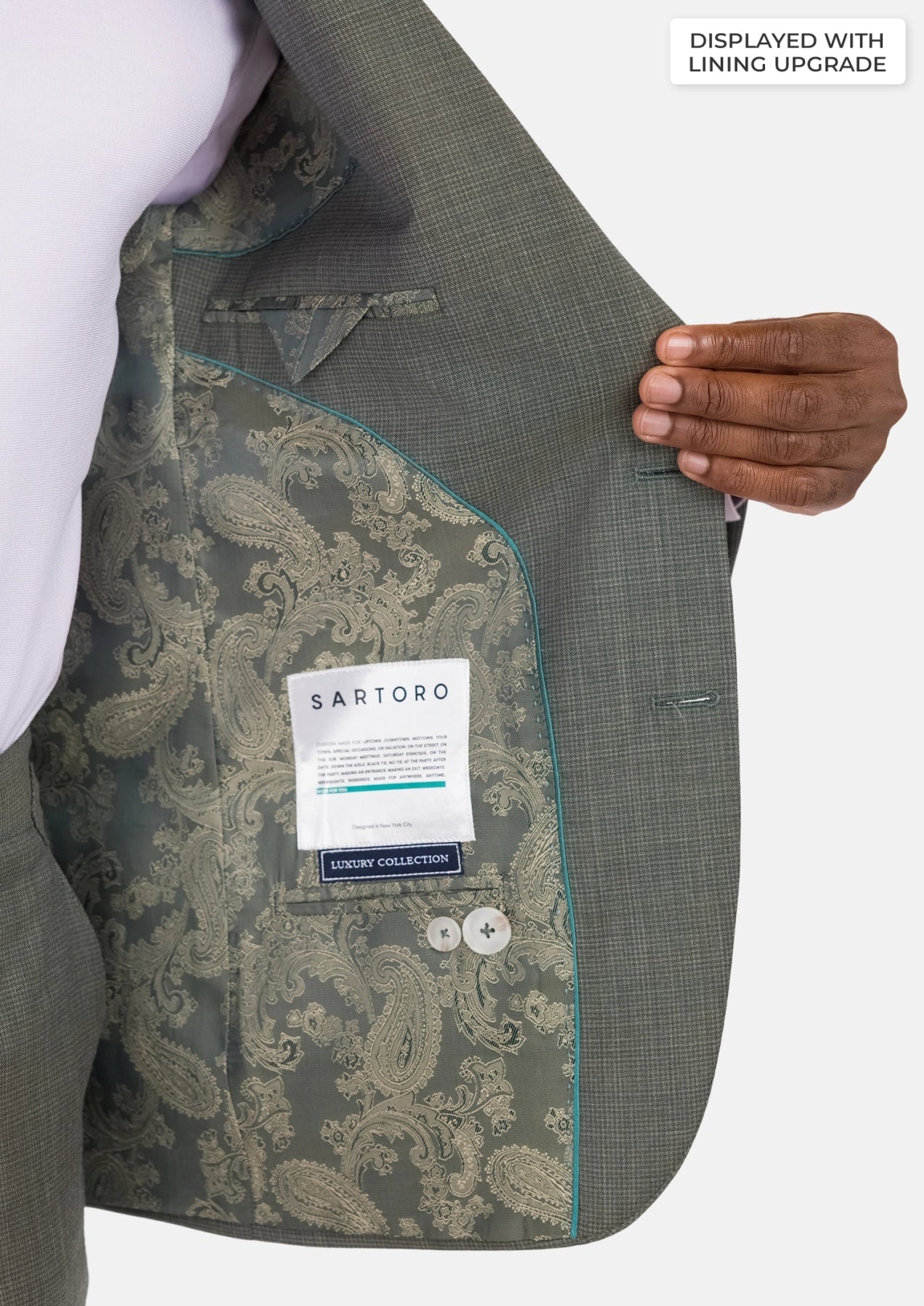 Midtown Sage Ellis Suit - SARTORO