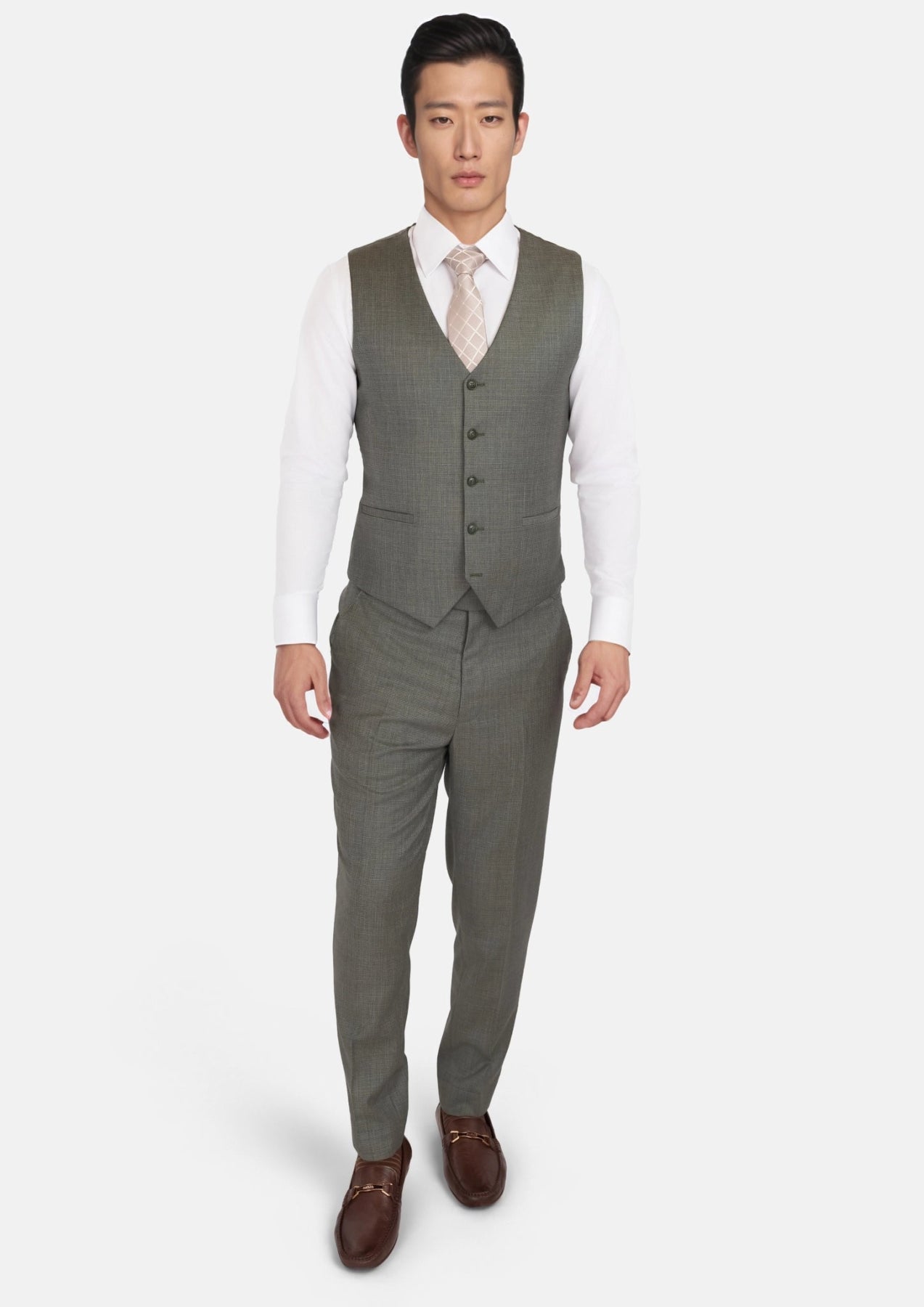 Midtown Sage Vest - SARTORO