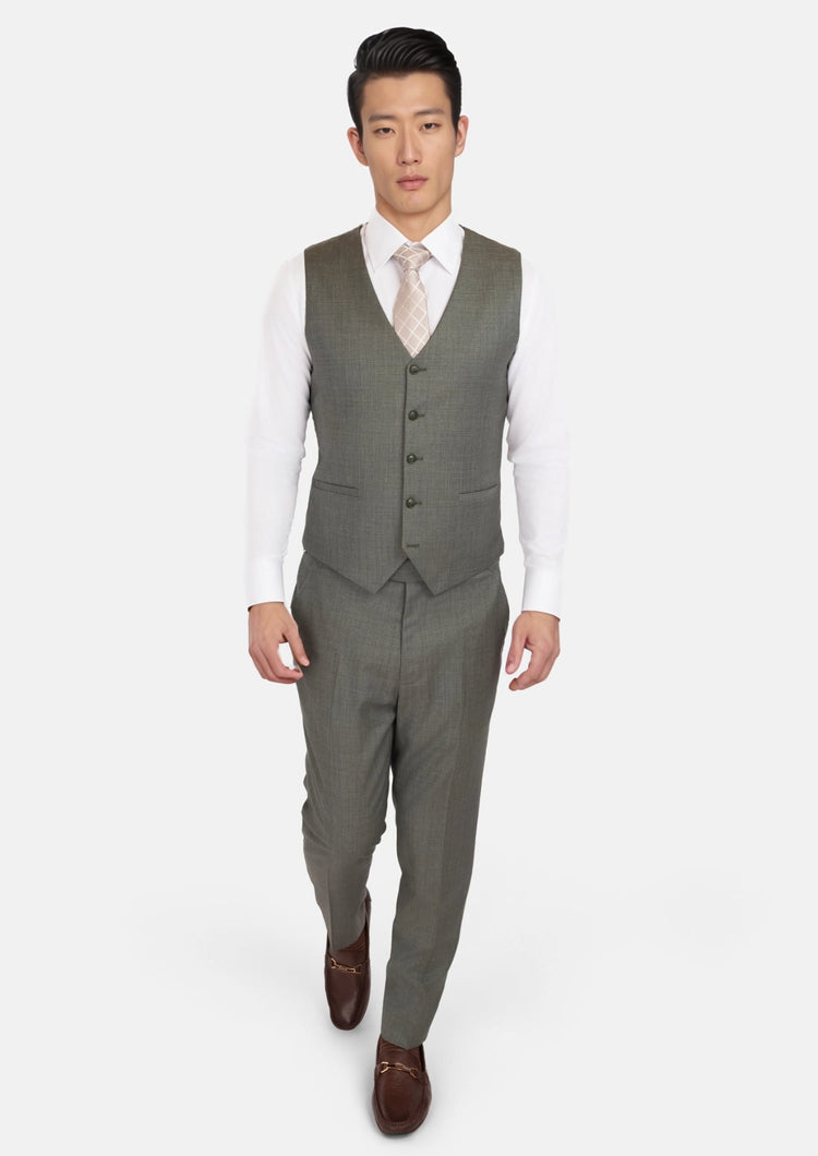 Midtown Sage Vest - SARTORO405