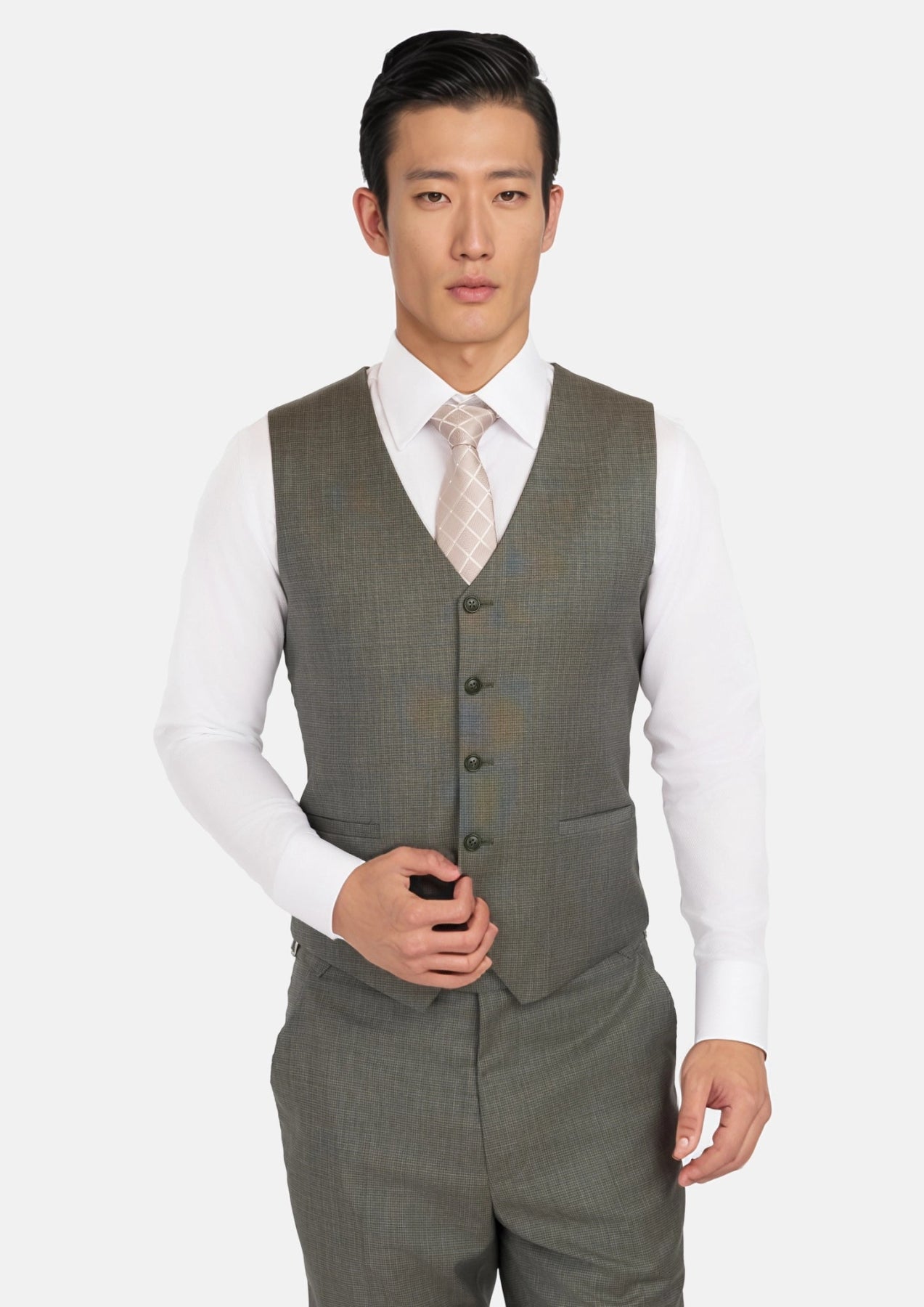 Midtown Sage Vest - SARTORO