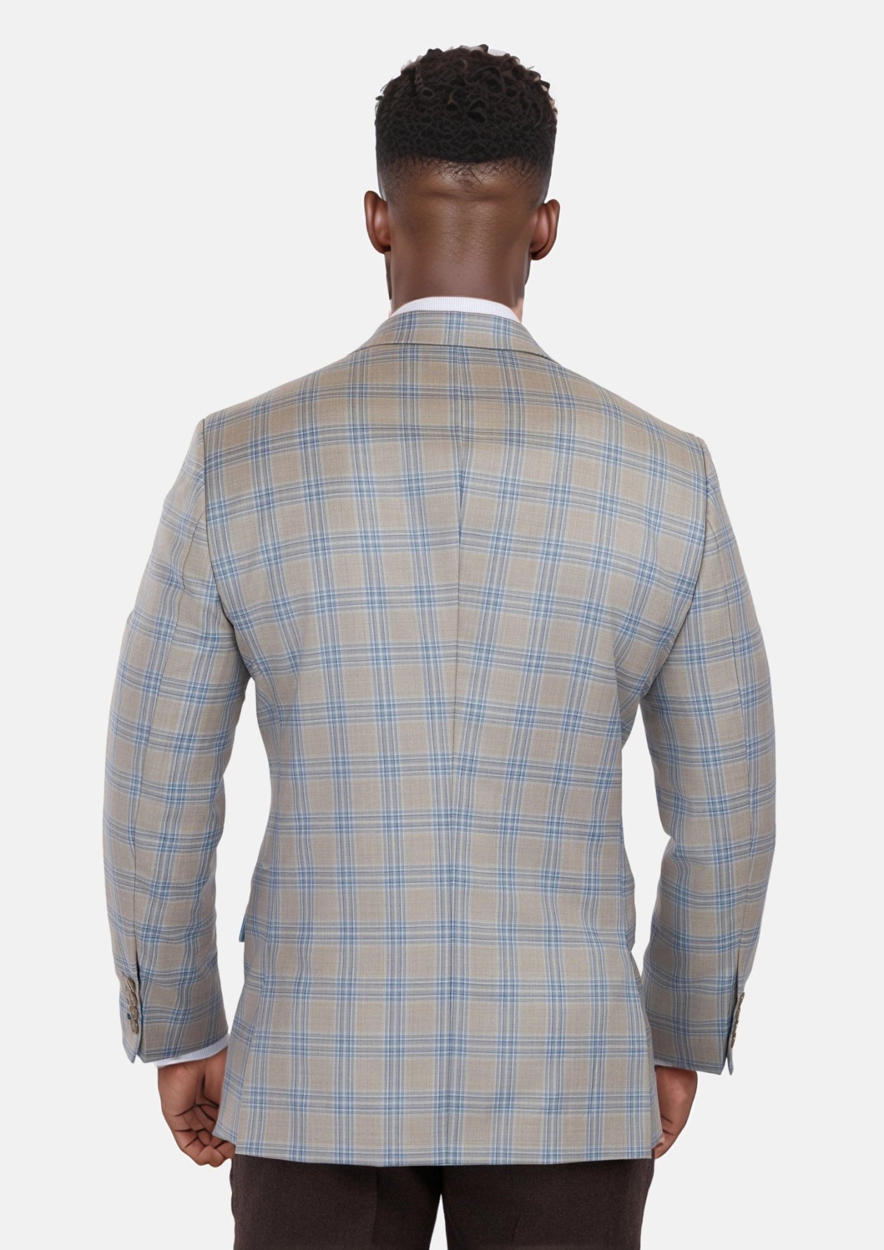 Milano Grey Checked Jacket - SARTORO