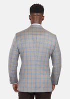Milano Grey Checked Jacket - SARTORO245
