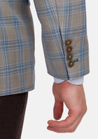 Milano Grey Checked Jacket - SARTORO738