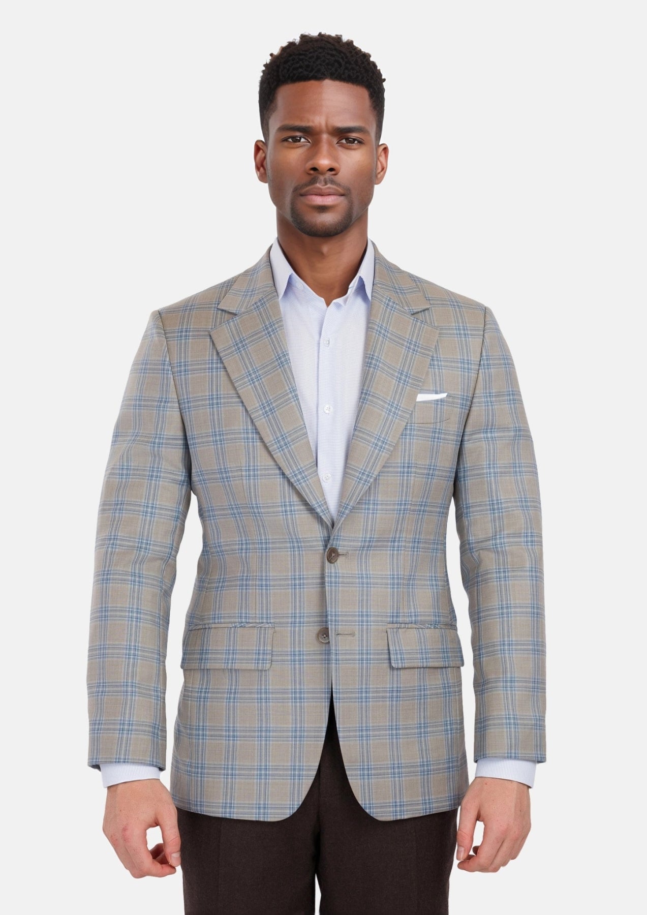 Milano Grey Checked Jacket - SARTORO
