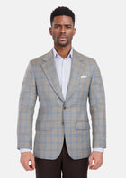 Milano Grey Checked Jacket - SARTORO964