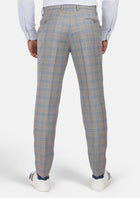 Milano Grey Checked Pants - SARTORO454
