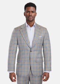 Milano Grey Checked Suit