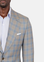 Milano Grey Checked Suit - SARTORO591