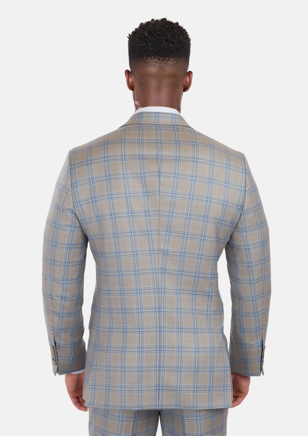 Milano Grey Checked Suit - SARTORO