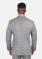 Milano Grey Checked Suit - SARTORO615