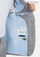 Milano Grey Checked Suit - SARTORO943