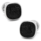 Mixed Pave Crystal and Onyx 5-Stud Set - SARTORO840