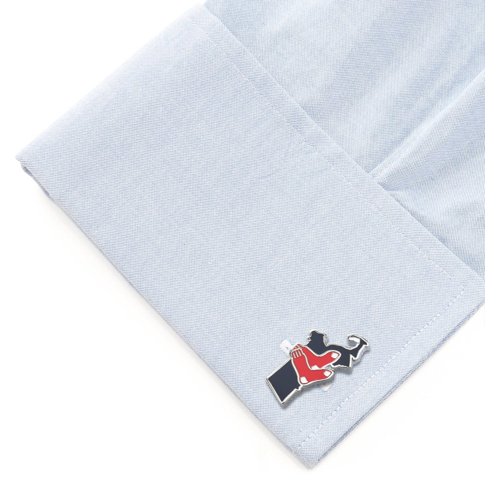 MLB Boston Red Sox State Shaped Cufflinks200