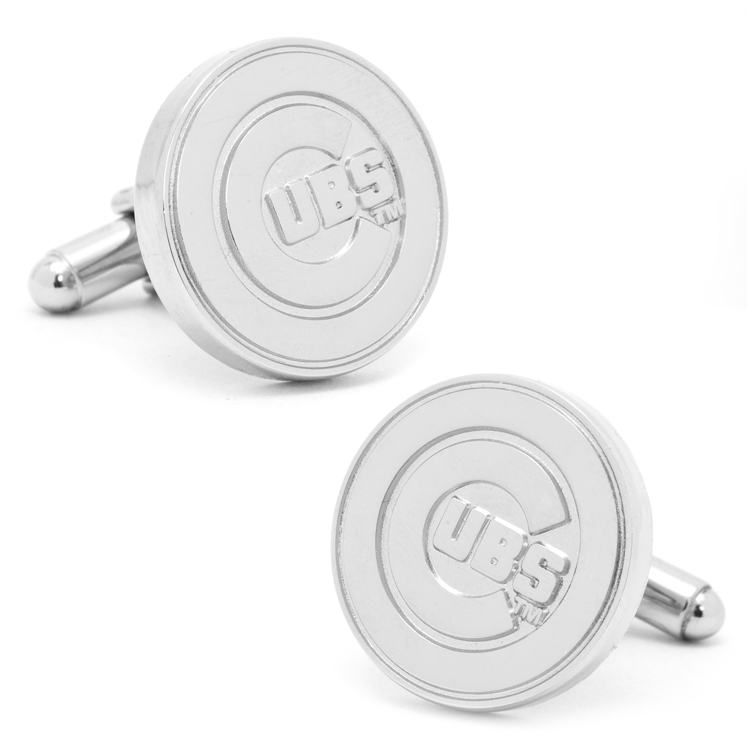 MLB Chicago Cubs Silver Edition Cufflinks933