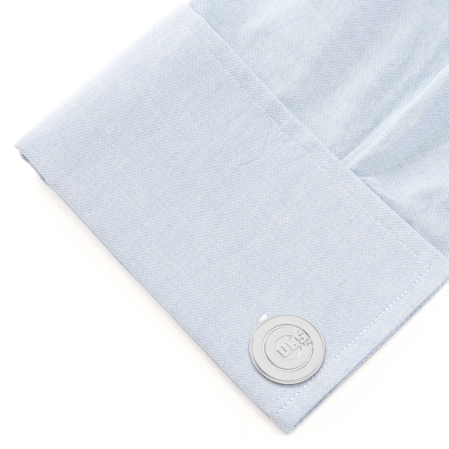 MLB Chicago Cubs Silver Edition Cufflinks350