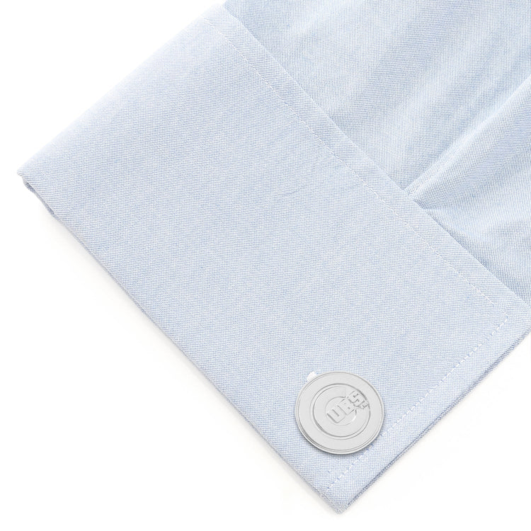 MLB Chicago Cubs Silver Edition Cufflinks - SARTORO830
