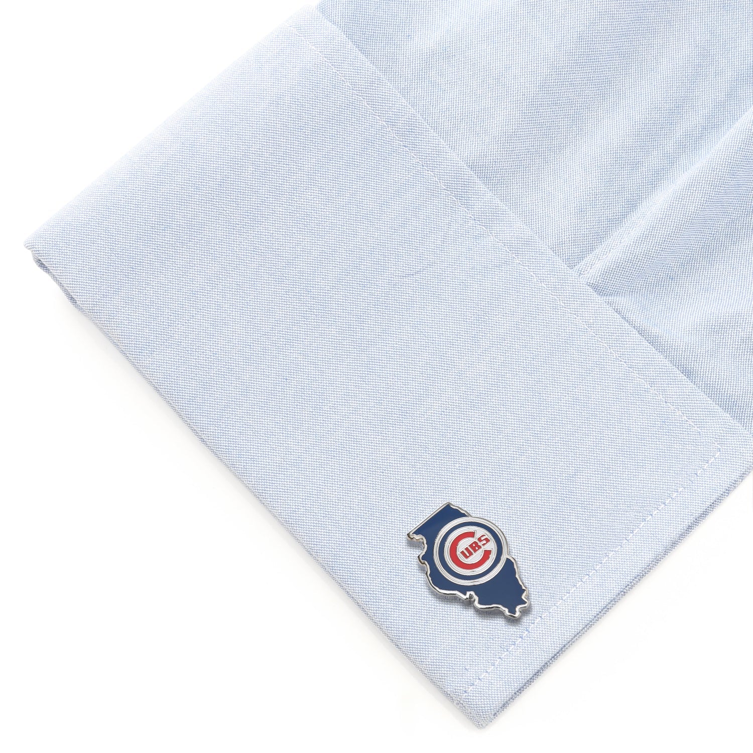 MLB Chicago Cubs State Shaped Cufflinks600