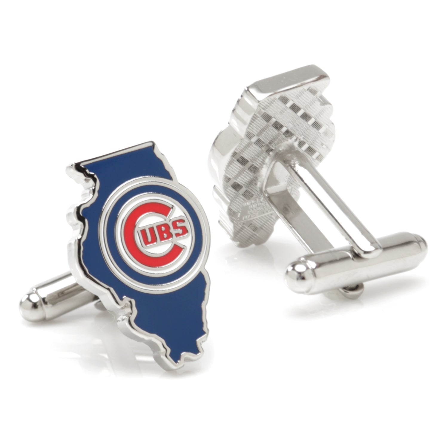 MLB Chicago Cubs State Shaped Cufflinks - SARTORO260