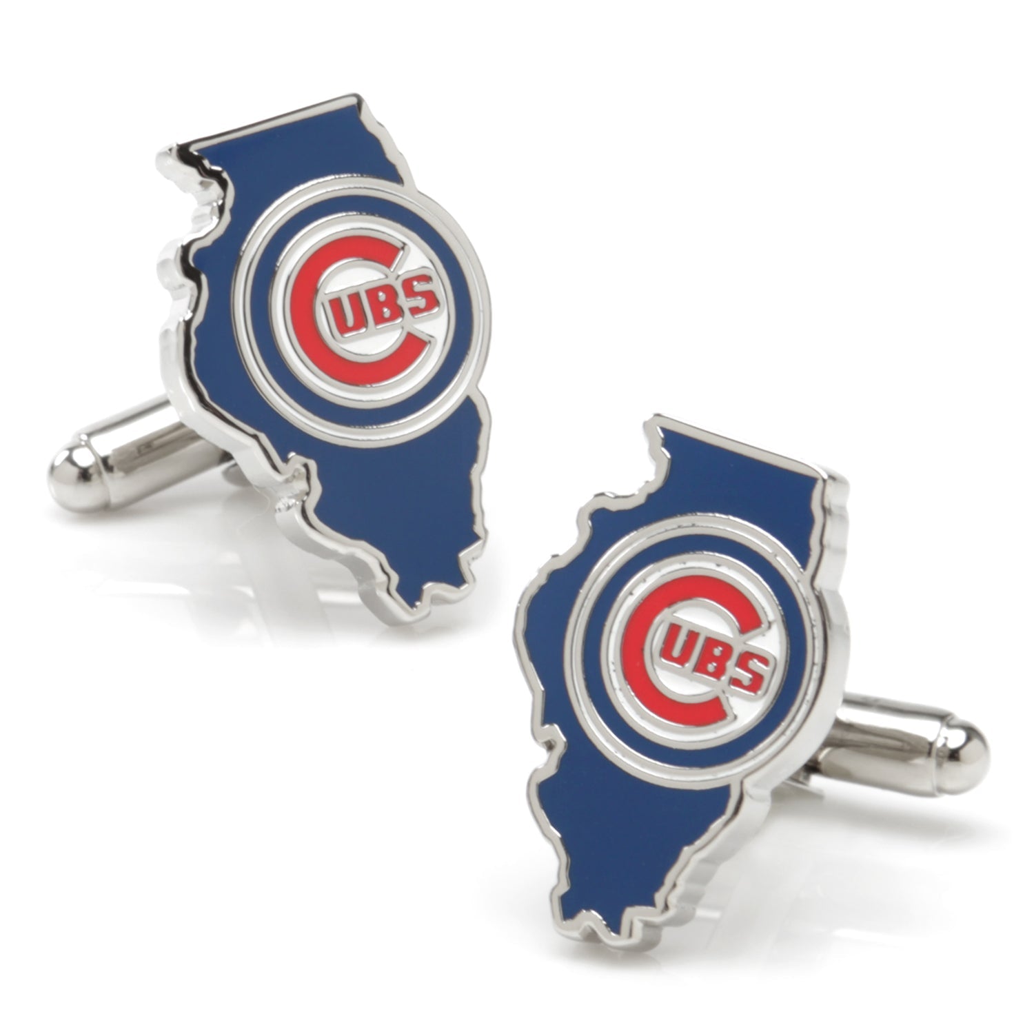 MLB Chicago Cubs State Shaped Cufflinks856