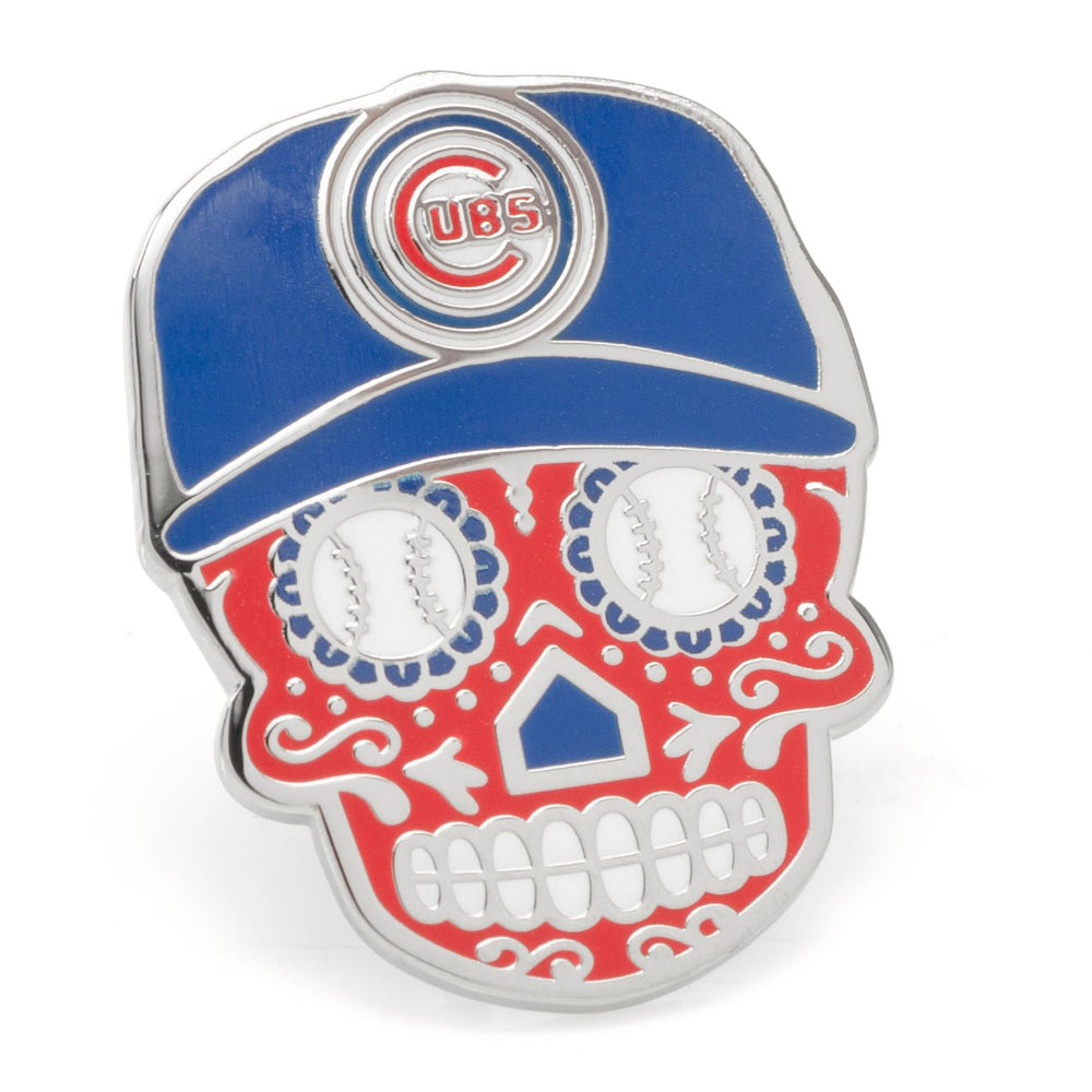 MLB Chicago Cubs Sugar Skull Lapel Pin239