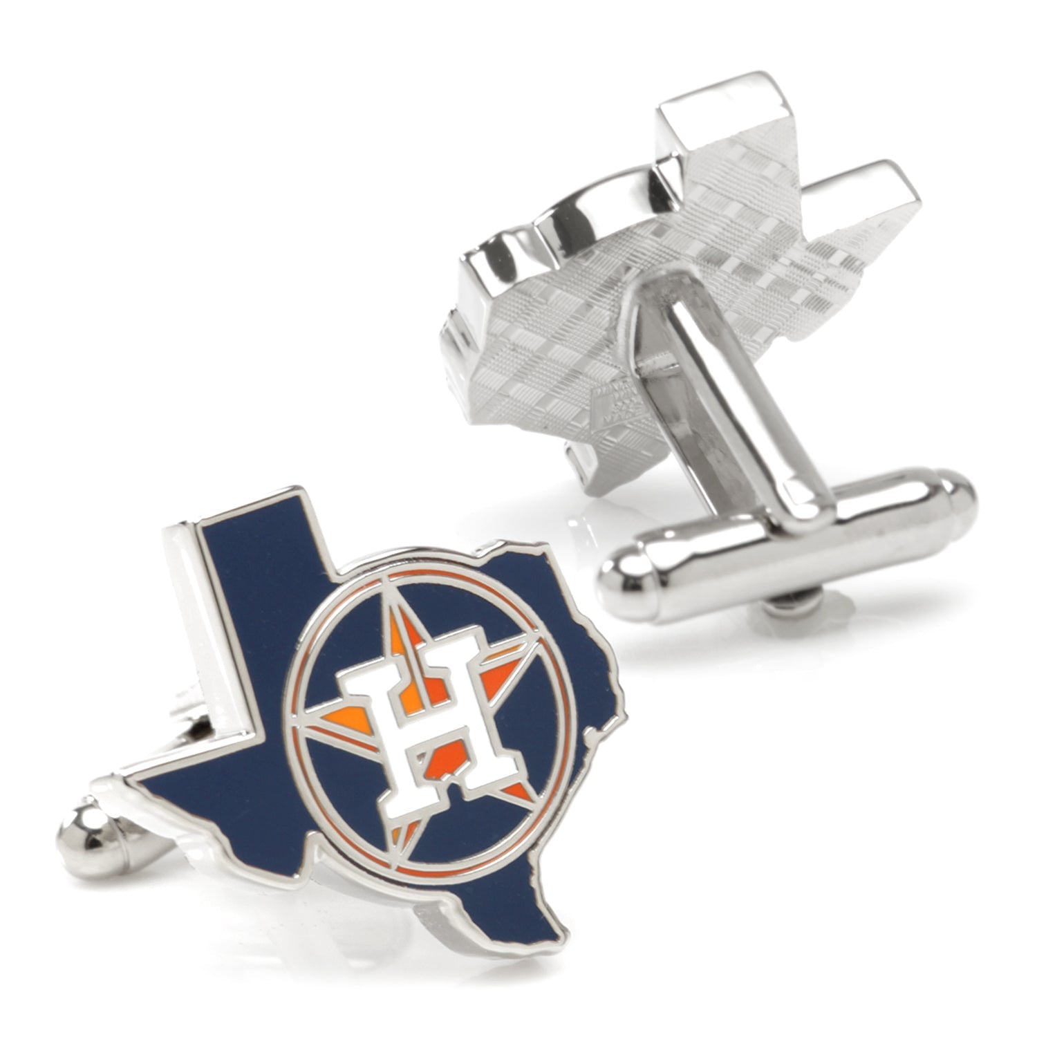 MLB Houston Astros State Shaped Cufflinks - SARTORO518