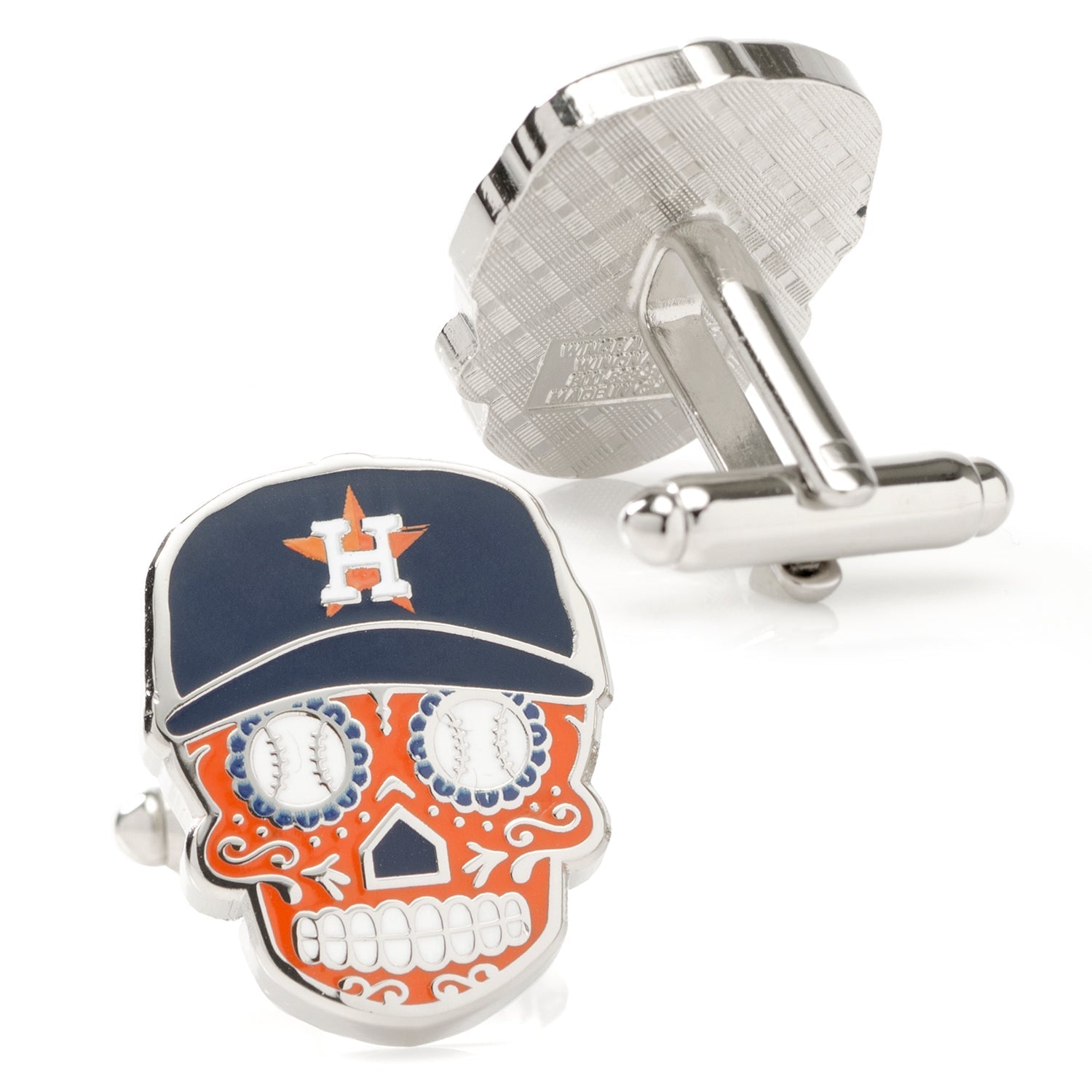 MLB Houston Astros Sugar Skull Cufflinks - SARTORO696