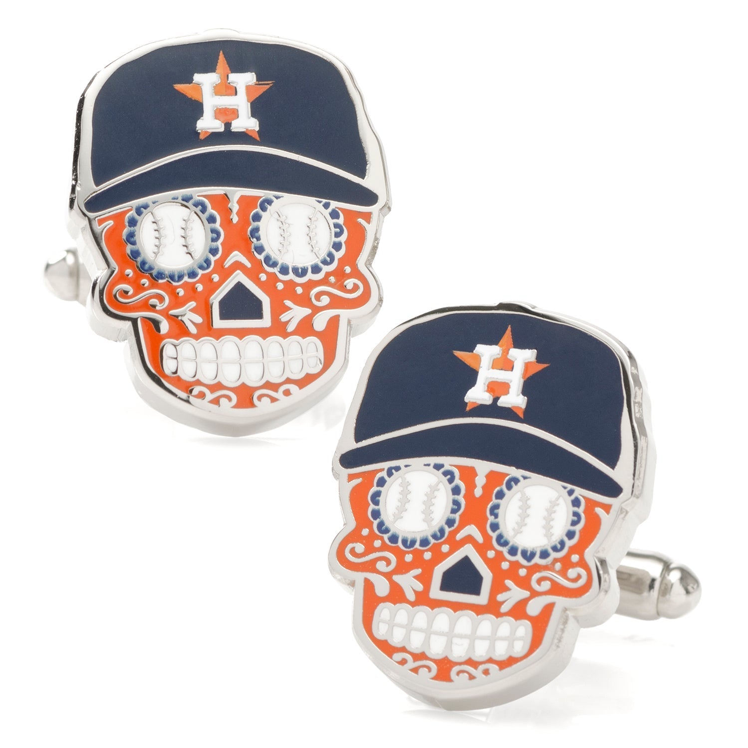 MLB Houston Astros Sugar Skull Cufflinks91