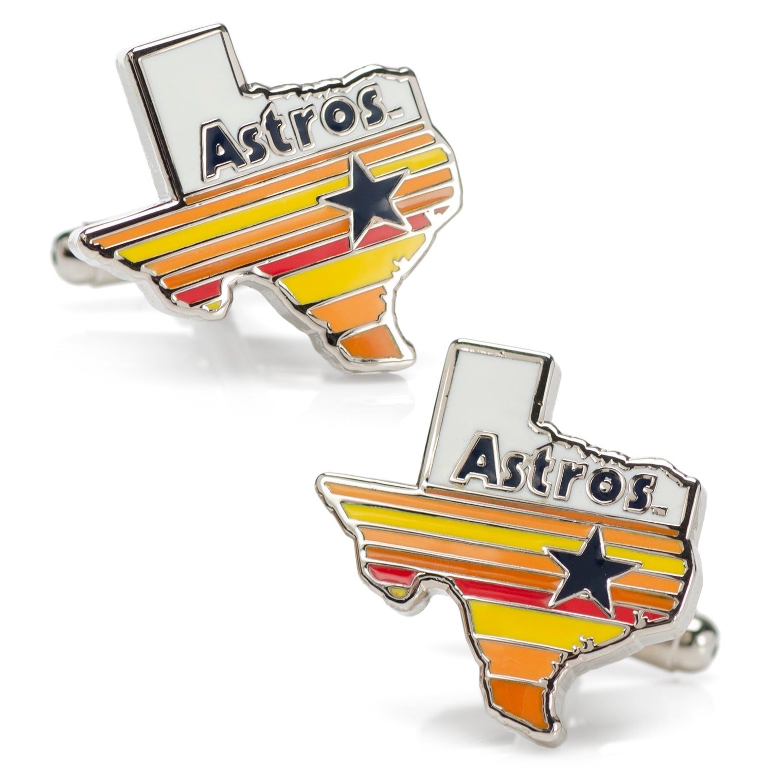 MLB Houston Astros Tequila Sunrise Cufflinks778