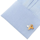 MLB Houston Astros Tequila Sunrise Cufflinks - SARTORO958