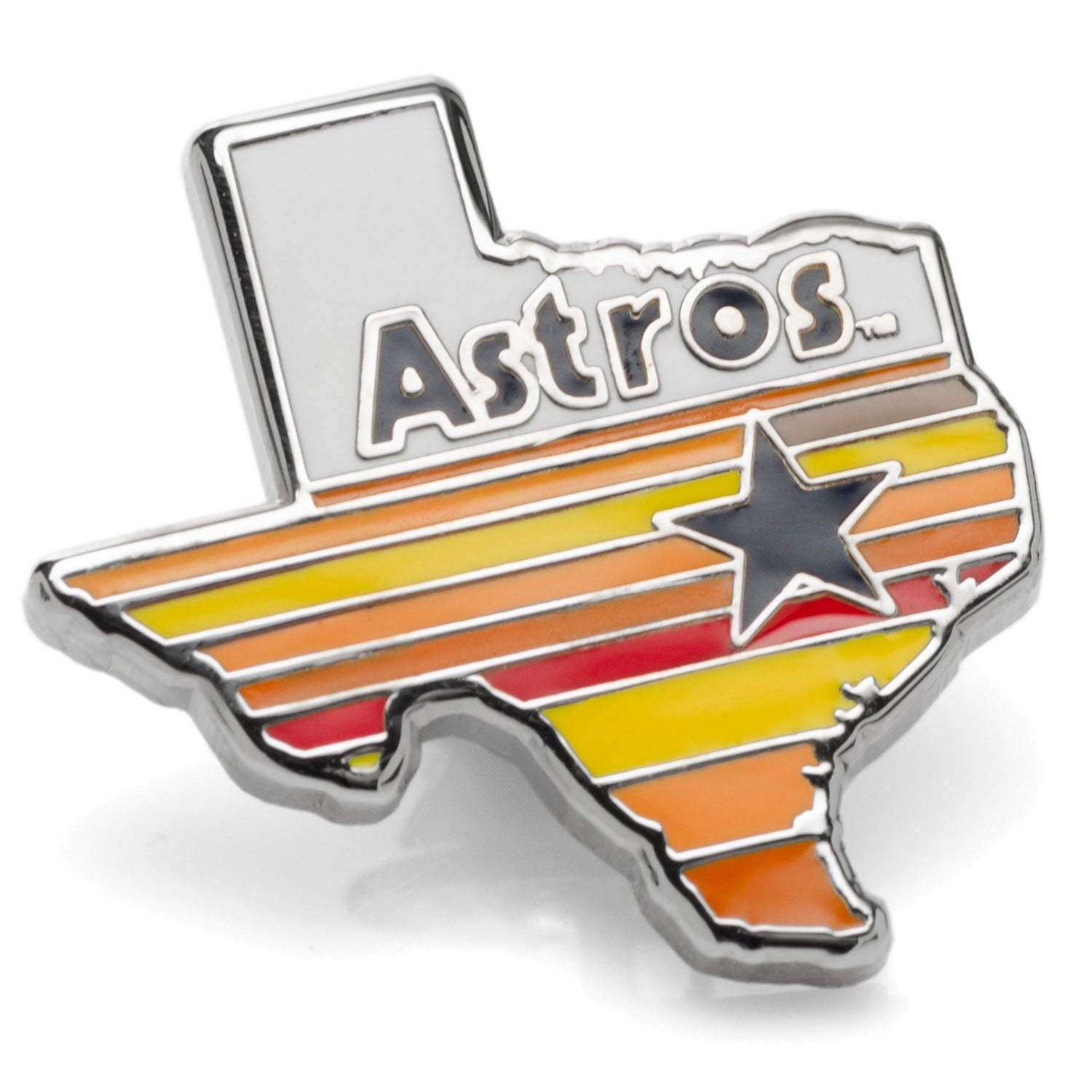 MLB Houston Astros Tequila Sunrise Lapel Pin361