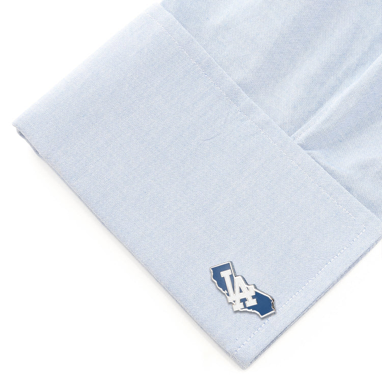 MLB LA Dodgers State Shaped Cufflinks - SARTORO16