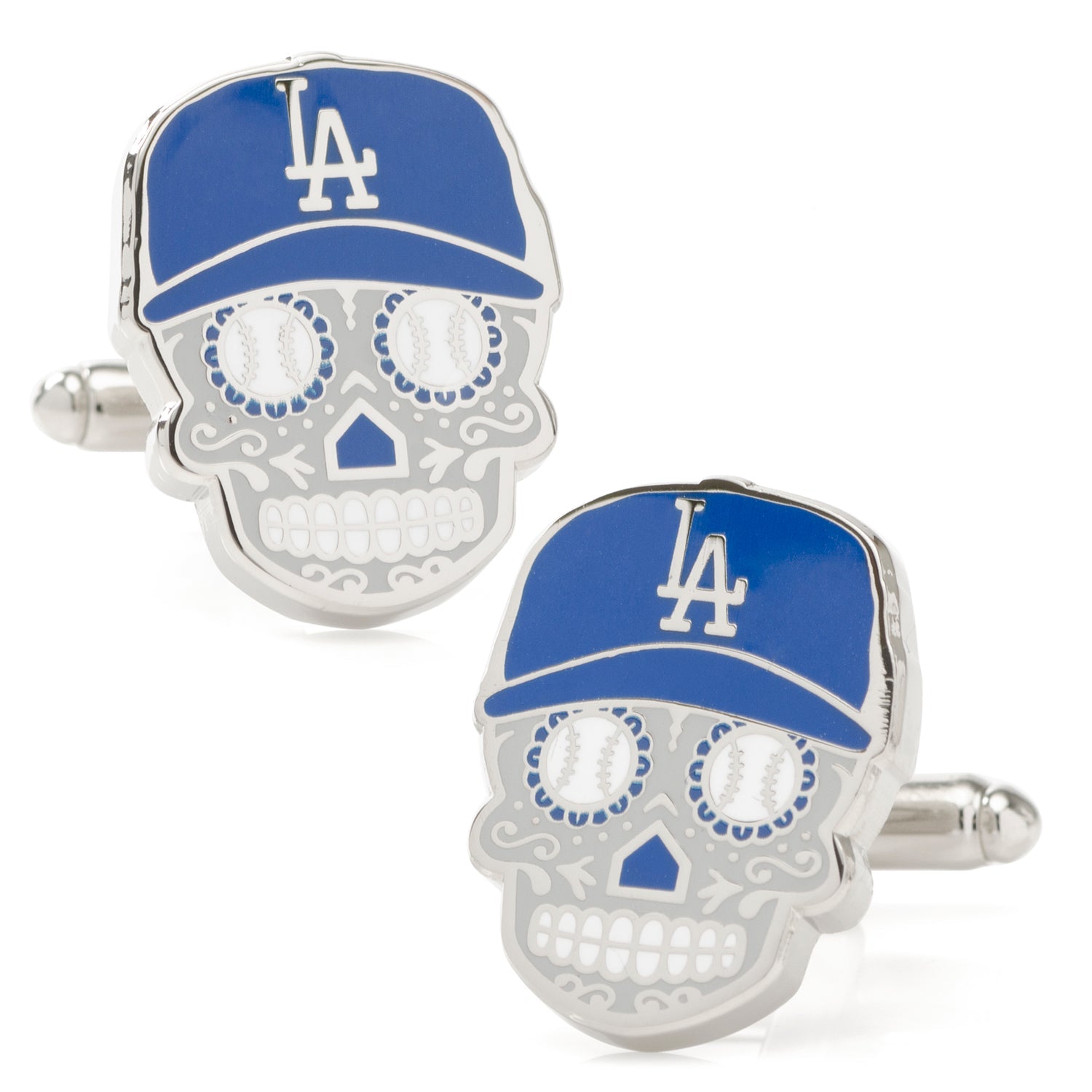 MLB LA Dodgers Sugar Skull Cufflinks135