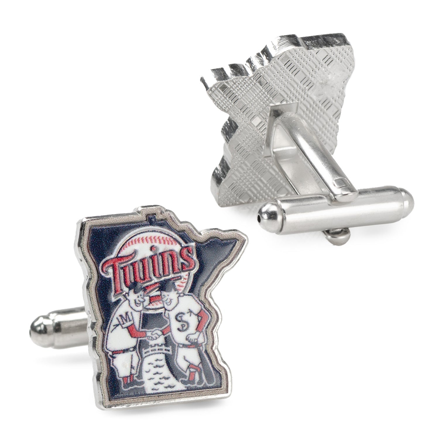 MLB Minnesota Twins Minnie & Paul Cufflinks - SARTORO477