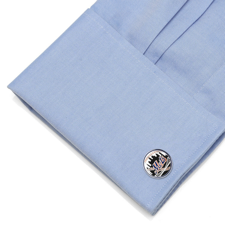 MLB New York Mets Baseball Cufflinks - SARTORO907