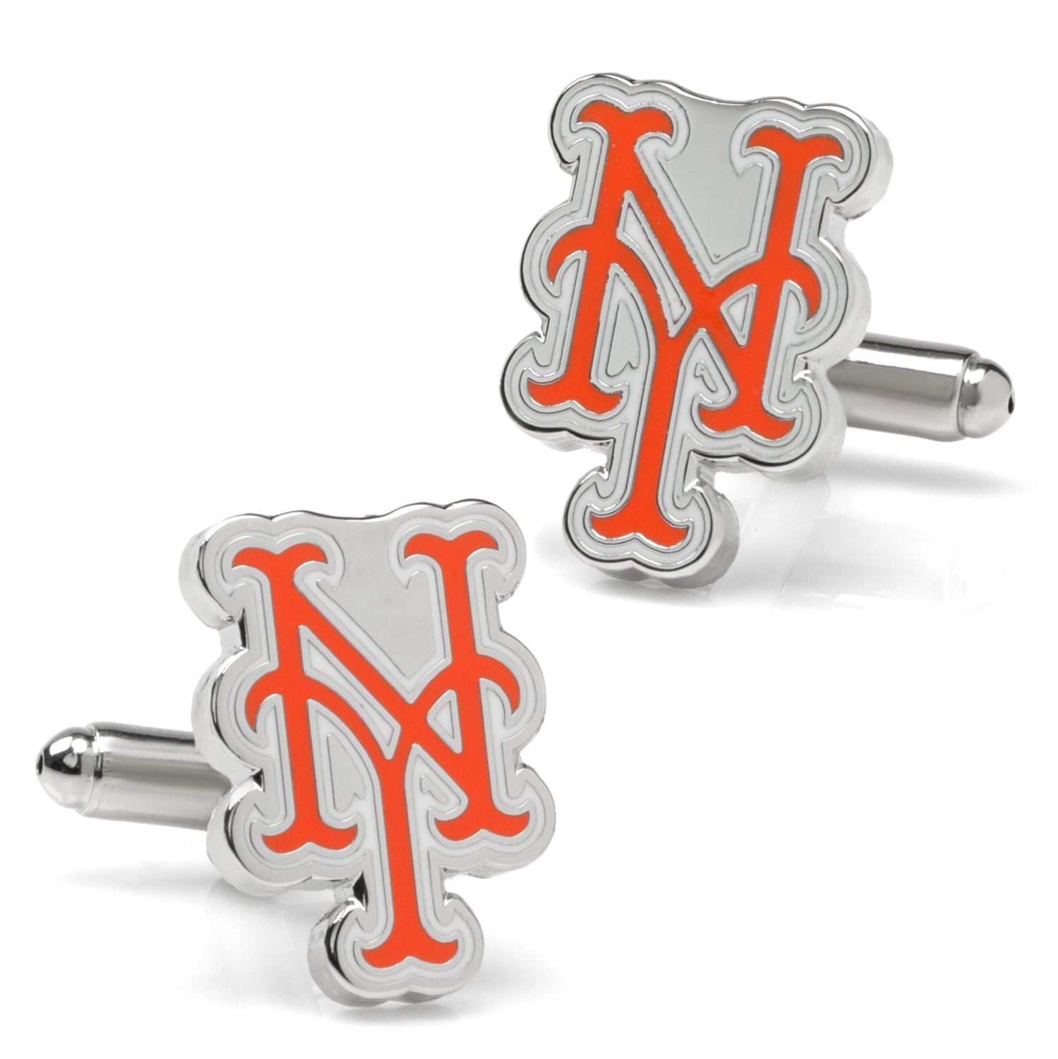 MLB New York Mets Silver Cufflinks967